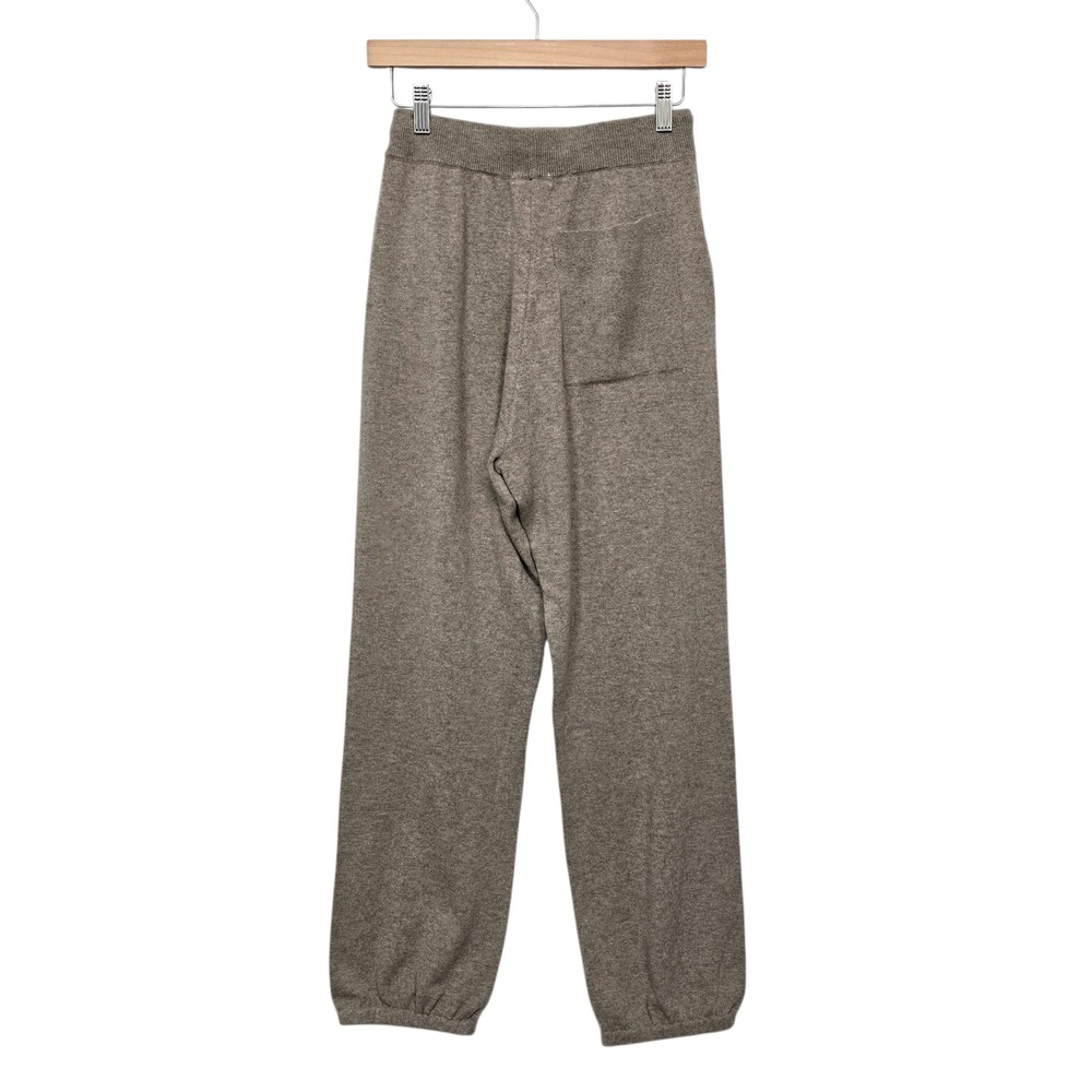 NWT Gentle Herd Women's 100% Wool Knit Lounge Pants Size 1 (US XS) Brown Elastic - Picture 2 of 9